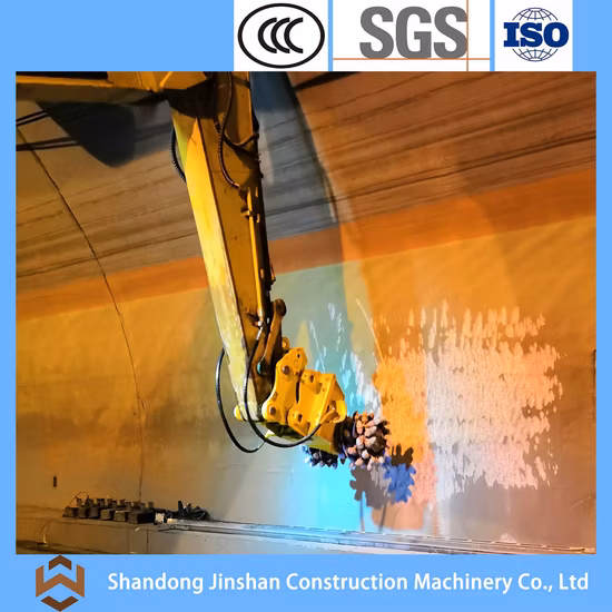 Peças sobressalentes de escavadeira Cortador de tambor horizontal rotativo hidráulico para máquina de mineração/fresagem e escavação