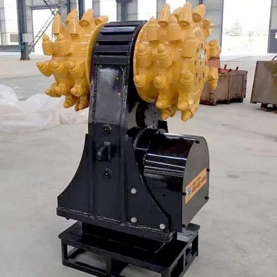 Cortador de tambor horizontal hidráulico de escavadeira equipado para Cat320